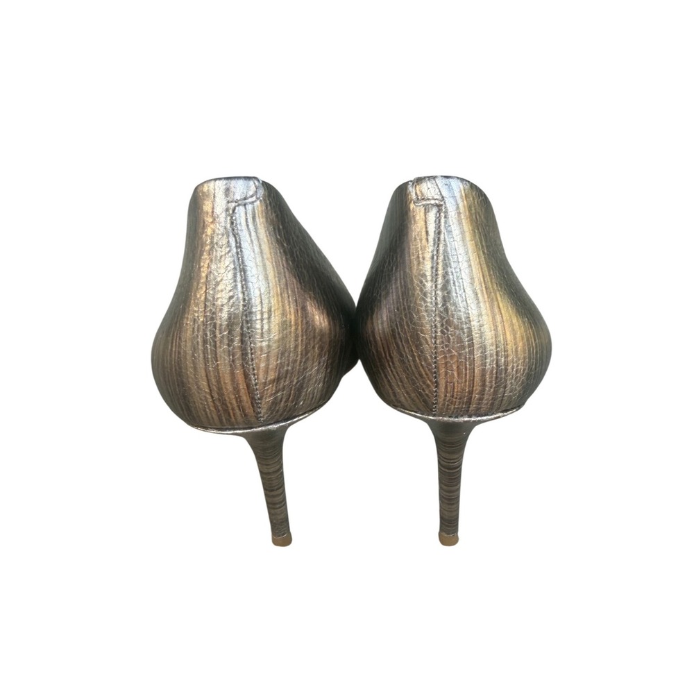 Vince Camuto Pumps Womens 7.5 Bronze Metallic Good Pointed Toe Stiletto - Picture 5 of 7